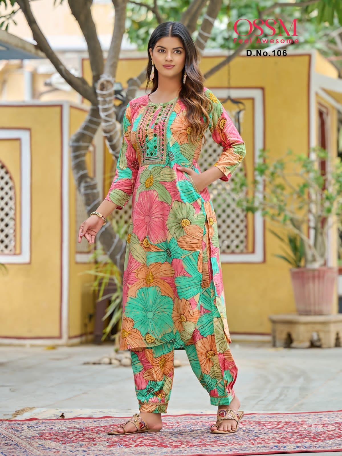 Maahi By Ossm Printed Kurti With Bottom Catalog